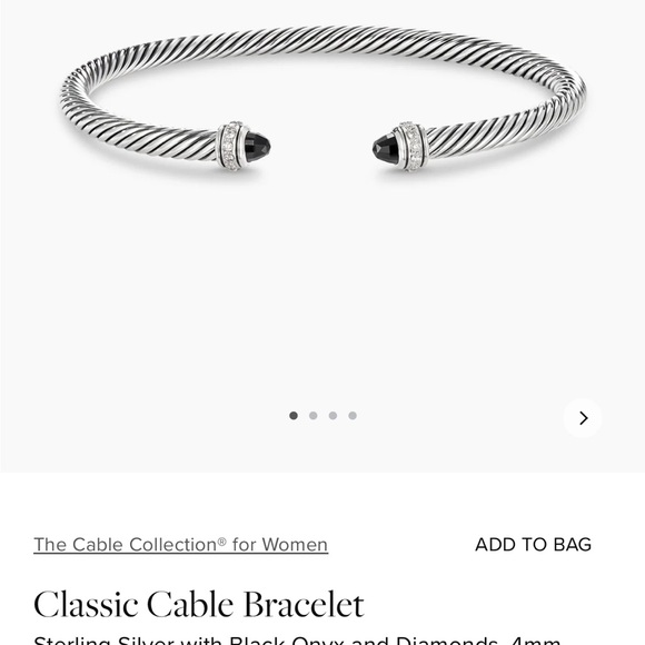 David yurman classic cable bracelet - Picture 3 of 3